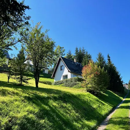 Urige Berghuette Mit Kamin Und Sauna Im Erzgebirge Nahe Schwarzwassertal